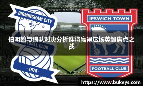 伯明翰与狼队对决分析谁将赢得这场英超焦点之战